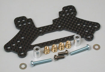 Tamiya - TA-04 Carbon Damper Stay Rear image