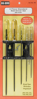 Dubro - Ball Driver Set W/Holder image