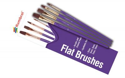Humbrol - Flat Brush Pack 3-5-7-10mm image
