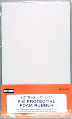 Dubro - 1/2 R/C Protect Foam Rubber image