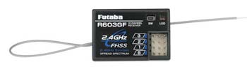 Futaba - R603GF 2.4Ghz 3Ch 2 PL Receiver image
