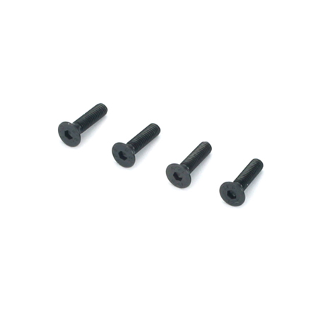 Dubro - 3mmx12 Flat HD Socket Screws(4) image