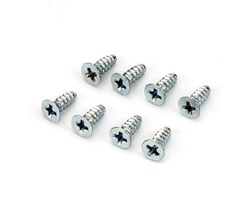 Dubro - 3mmx10 Flat HD Self Tapping Screws(8) image