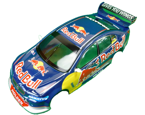  RCNZOOM - 1/10 Holden Commodore Red Bull Pre-Painted Lexan Body image