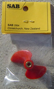 SAB - Prop 2 Blade Red SR62 M5 Thread image