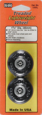 Dubro - 1-3/4" Treaded Light Wheels image