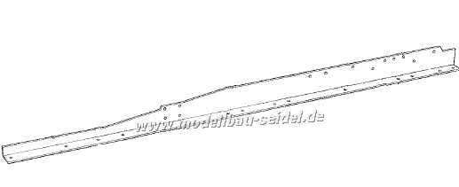 Tamiya - Tank Trailer Chassis Frame Right image