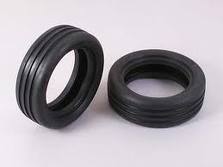 Tamiya - 2WD Wide Grooved F Tyres 60/19 image