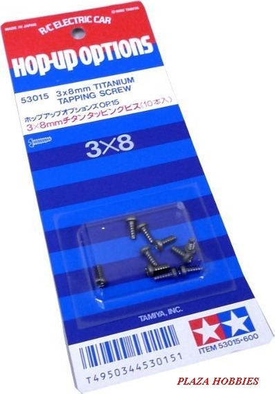 Tamiya - Titanium Tap Screw 3x8mm (10pcs) image