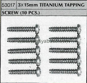 Tamiya - Titanium Tap Screw 3x15mm (10pcs) image