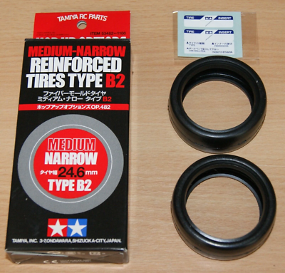 Tamiya - Medium Narrow Reinforced Tyres Type B2 image