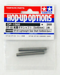 Tamiya - DT-03 Lightweight Gear Shaft 5x45mm (2pcs) image