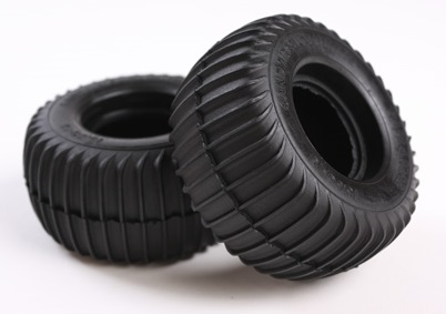 Tamiya - Grasshopper Rear Tyre Set - Pair image