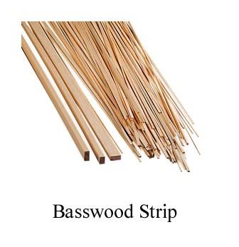 Midwest - Basswood Strip 1/16x3/8" - 24" (28pcs) image