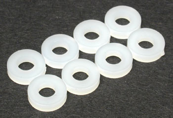 Dubro - #4 Nylon flat Washer  image