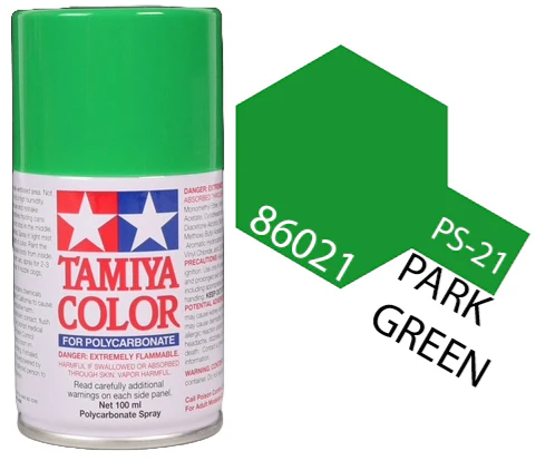 Tamiya - PS-21 Polycarb Park Green Spray 100ml image