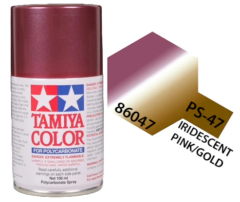 Tamiya - PS-47 Polycarb Iridescent Pink/Gold Spray 100ml image