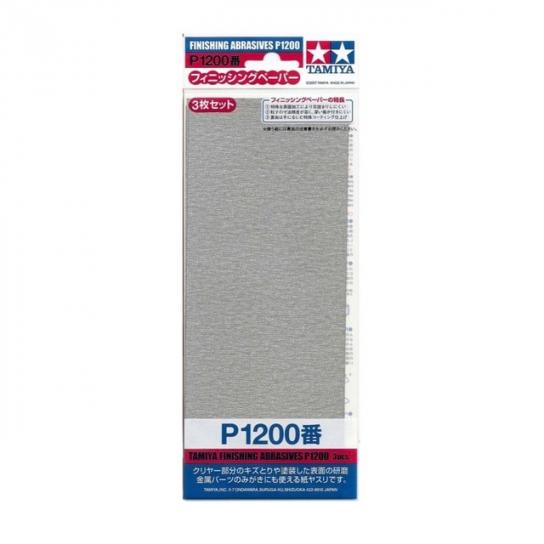 Tamiya - Finishing Abrasives P1200 (3pcs) image