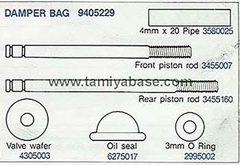 Tamiya - Supershot Damper Inner Bag image