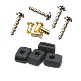 Futaba - Servo Square Rubber Grommet & Screw Set (4pcs) image