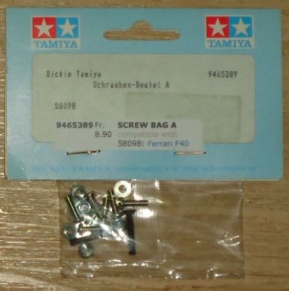 Tamiya - Ferrari F40 Screw Bag A image