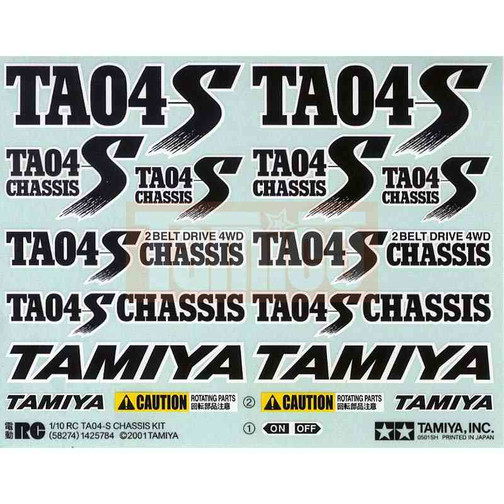 Tamiya - TA-04-S Sticker Set image