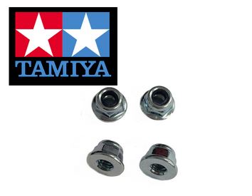 Tamiya - 4mm Flange Lock Nut (4pcs) image