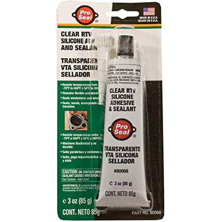 Super Glue - RTV Clear Silicone Adhesive Tube 1oz (28.3g) image