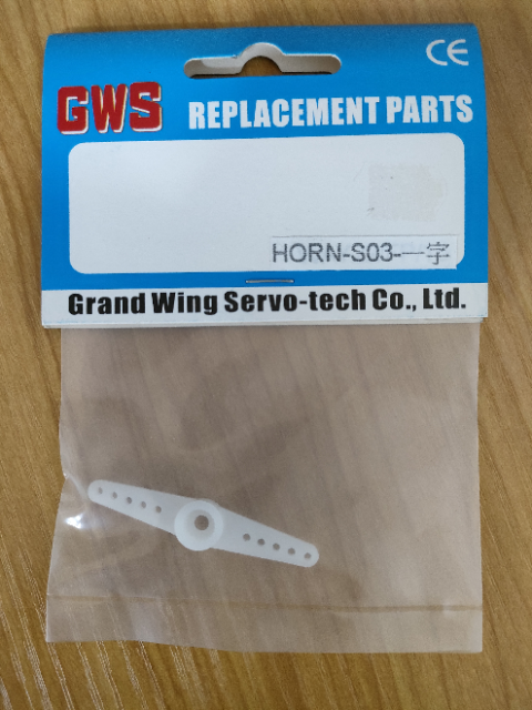 GWS - Long Standard Double Horn (Fits Futaba Servos) image