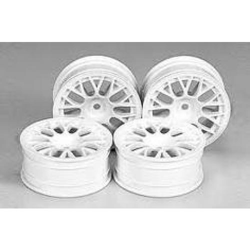 Tamiya - Medium Narrow White Mesh Wheels - 53468 - RCNZ