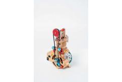 Teching Single Cylinder Engine Scaled Metal Model Kit image