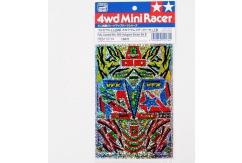 Tamiya - Mini 4WD Fully Cowled Hologram Sticker Set B image