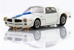 AFX Racing - Pontiac Firebird TransAm White/Blue Mega G+ Slot Car image