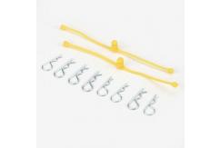 Dubro - Body Klip Retainers Yellow image