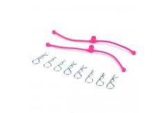 Dubro - Body Clip Retainers Pink image