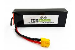 RCNZOOM - 7.4V Li-Po Battery 5000mah 35C Hardcase with XT60 image