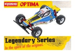 Kyosho - 1/10 Optima Retro 4WD EP Buggy Kit image