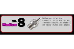 O.S - #8 Glow Plug General Purpose image