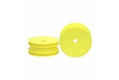Tamiya - DN-01 Front Dish Fluro Yellow Wheels (2 pcs)  image