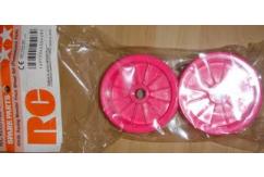 Tamiya - Monster Front Wheels - Fluro Pink  image