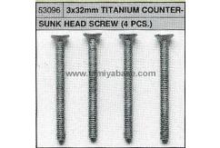 Tamiya - 3x32mm Titanium Countersunk Screw (4pcs) image