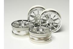 Tamiya - 10 Spoke Chrome Plated Wheel Set (4pcs) image