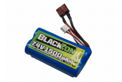 BlackZon - 7.4V Li-Ion Battery 1500mah with Deans Ultra-T Plug image