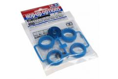 Tamiya - Aluminium Wheelie Roller Set (Blue) WR-02/GF-01 image