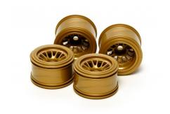 Tamiya - F-104 Mesh Wheel Set Gold (4pcs) image
