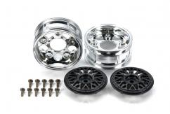 Tamiya - 2- Piece Black Mesh Wheels(2) image