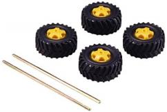 Tamiya - Truck Tyre Set (36mm) Two Pairs image