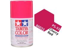 Tamiya - PS-33 Polycarb Cherry Red Spray 100ml image