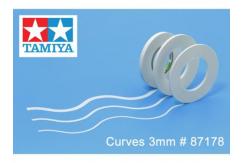 Tamiya - Masking Tape for Curves 3mm image