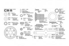 Tamiya - Toyota GT One TS020 Metal Parts Bag C image